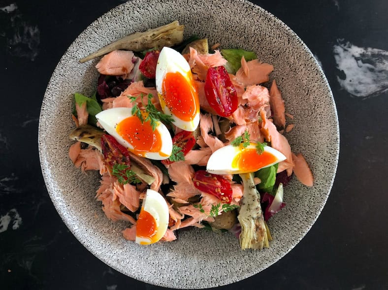 OMG, OTT & SATC all Rolled into One - VIVI Restaurant, Centre Point: Salmon Salad (Sunday Brunch Menu)