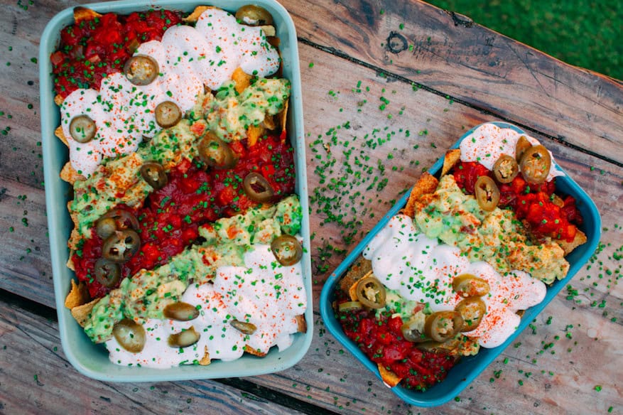 Summer Vibes & Boozy Bottomless Brunch at The Courtyard Fulham: Bottomless Nachos Supreme (Photo Credit: Tom Leishman)