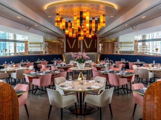 OMG, OTT & SATC all Rolled into One - VIVI Restaurant, Centre Point: Interior with Stunning Chandelier by Vibeke Fonnesberg Schmidt