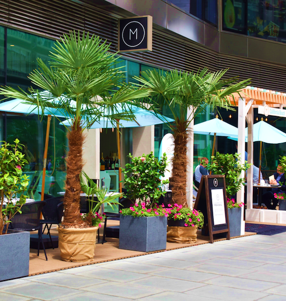 10 Outdoor Terraces in London For The Sizzling Bank Holiday Weekend: California Terrace at M Victoria