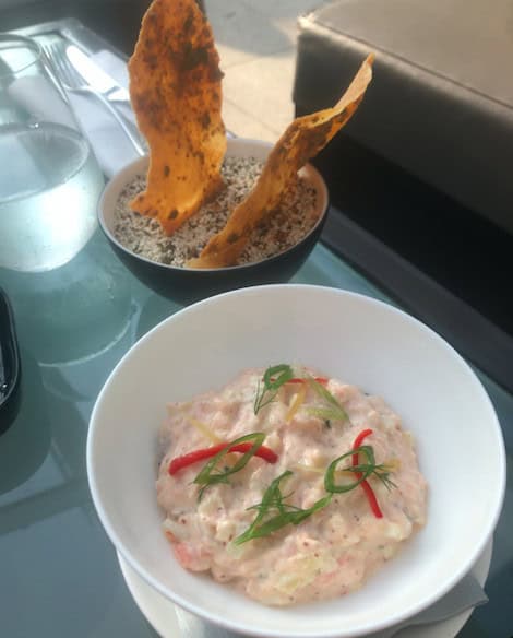 Fenchurch Terrace at Sky Garden - Botanical Bliss Above the London Skyline: Salmon Rillette