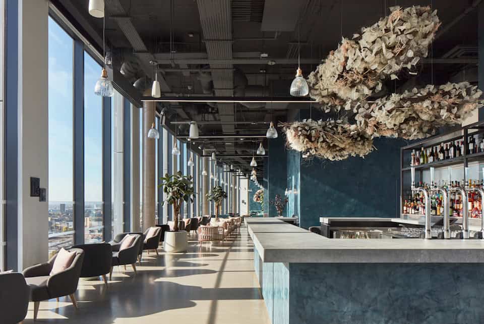 The Luxe List: 8 New Openings For November - Mthr Restaurant & Bar with Panoramic Views of London at The Collective Canary Wharf - The World's Biggest Co-Living Space
