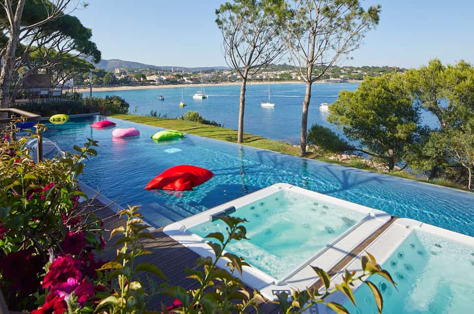 A Glamorous Getaway at The Alàbriga Hotel & Home Suites, Costa Brava: Sea Cub Pool with Stunning Views Across Sant Pol Bay
