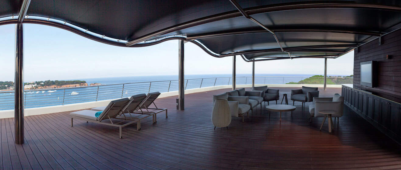 A Glamorous Getaway at The Alàbriga Hotel & Home Suites, Costa Brava: The Gigantic Terrace in the Presidential Suite