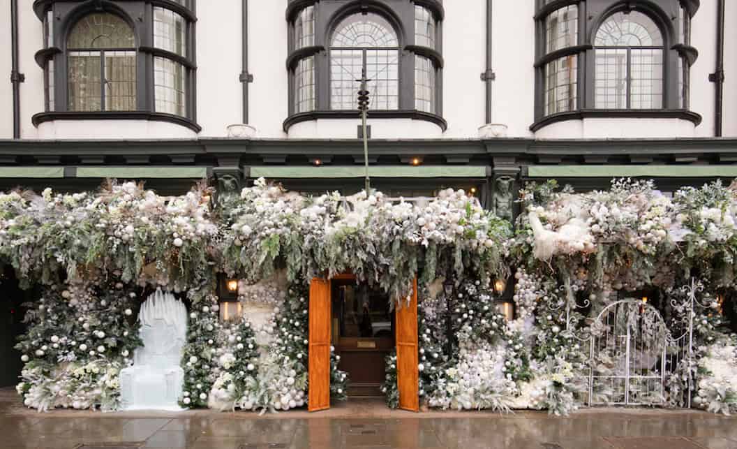 The Luxe List of Christmas Pop-Ups & Terraces 2019 - Narnia Winter Wonderland at The Ivy Chelsea Garden