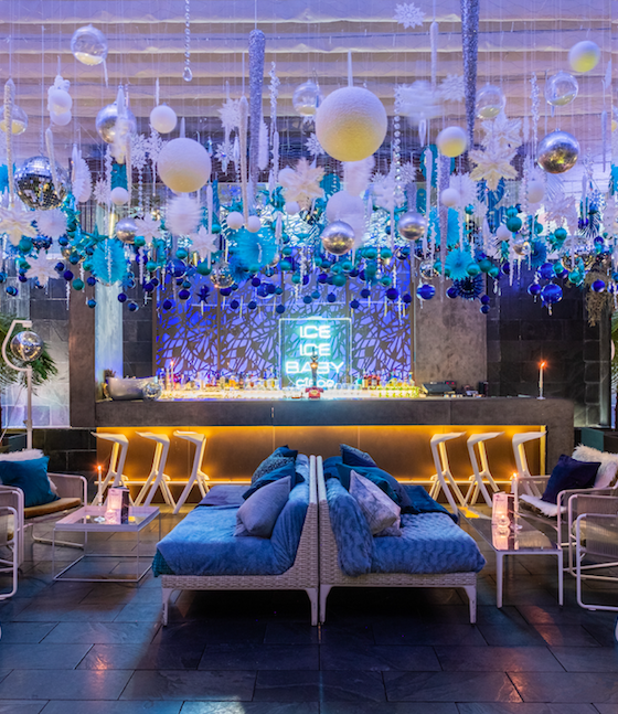 The Luxe List December 2019 - The Ice Ice Baby Secret Garden with CÎROC Vodka at South Place Hotel