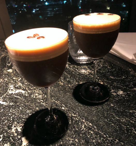 20 Stories, Manchester: Pre-dessert Espresso Martinis