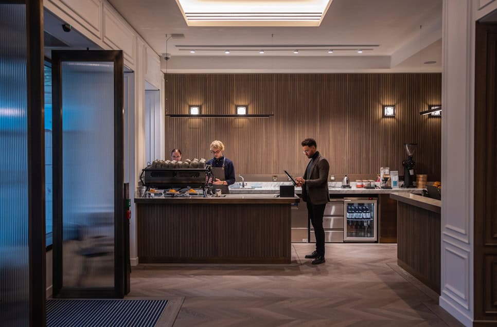 Page8 Hotel - A New London Hotel for Luxury Loving Wanderlusters: Lobby & Page Common Artistanal Coffee Shop