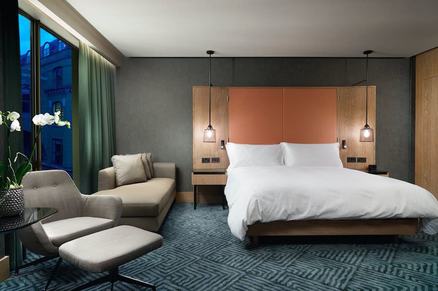 Modern Luxury in the Capital - Hilton London Bankside: Executive Room which includes Executive Lounge Access - well worth paying the extra for!