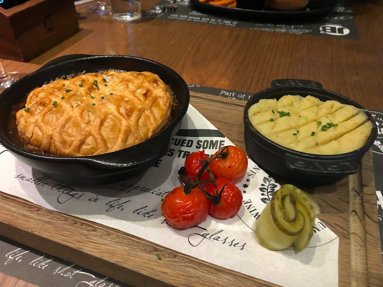 JB's Gastropub at the Amwaj Rotana JBR: Beef brisket and Guiness pie