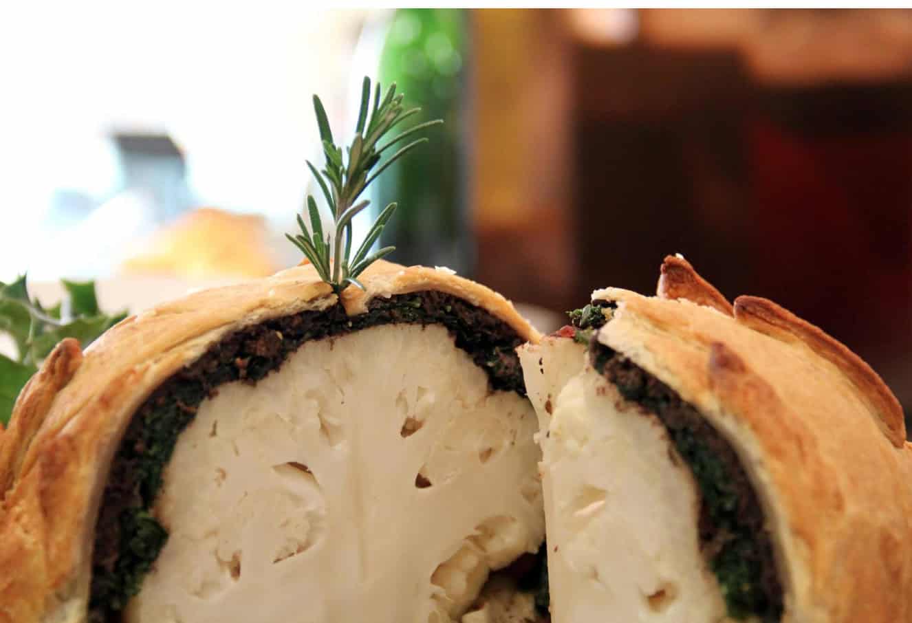 A Luxury Stay (At Home) With Tips From The Grove Hotel: Vegan Cauliflower Wellington