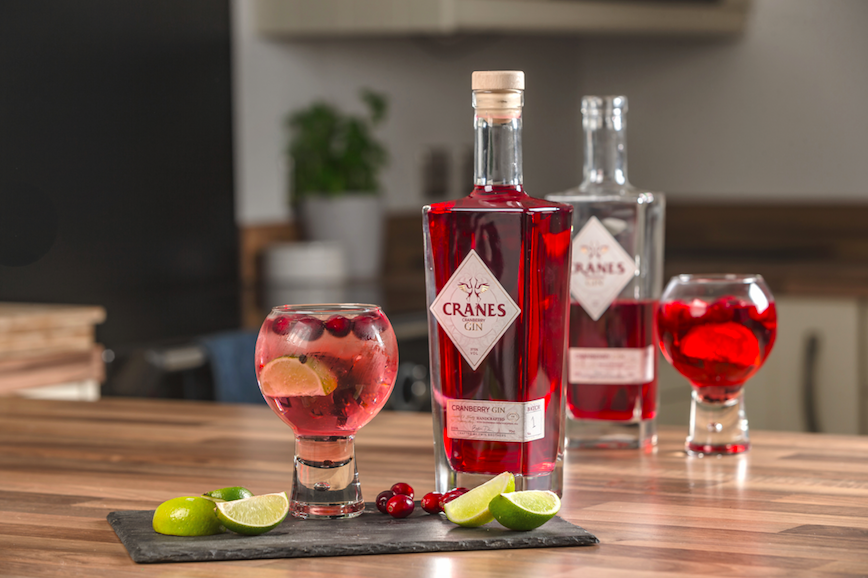 The Coolest Gins of 2020: Cranes Cranberry Gin