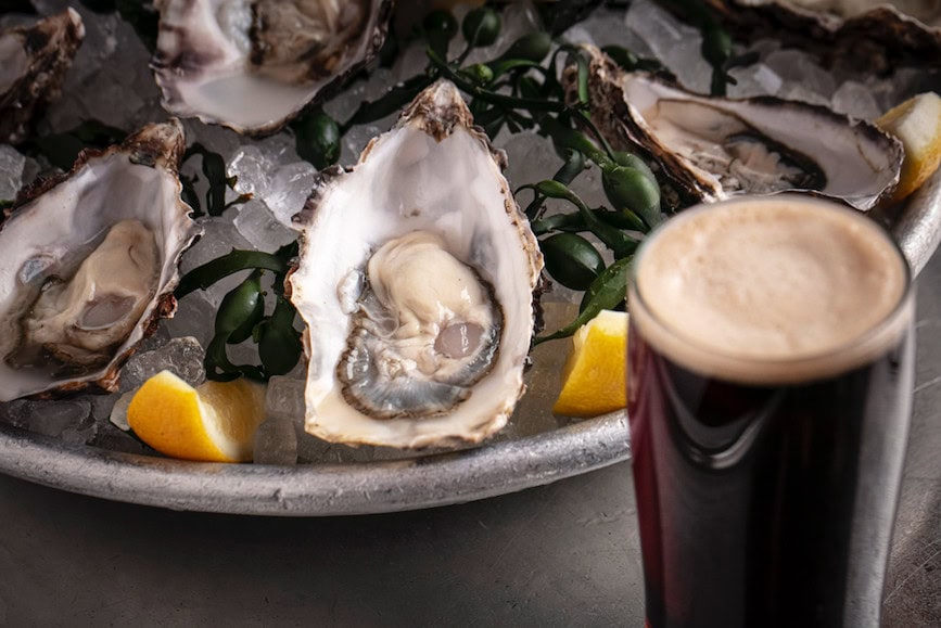Where to Celebrate St. Paddy's Day 2020: Black Velvet and Oysters at Balthazar