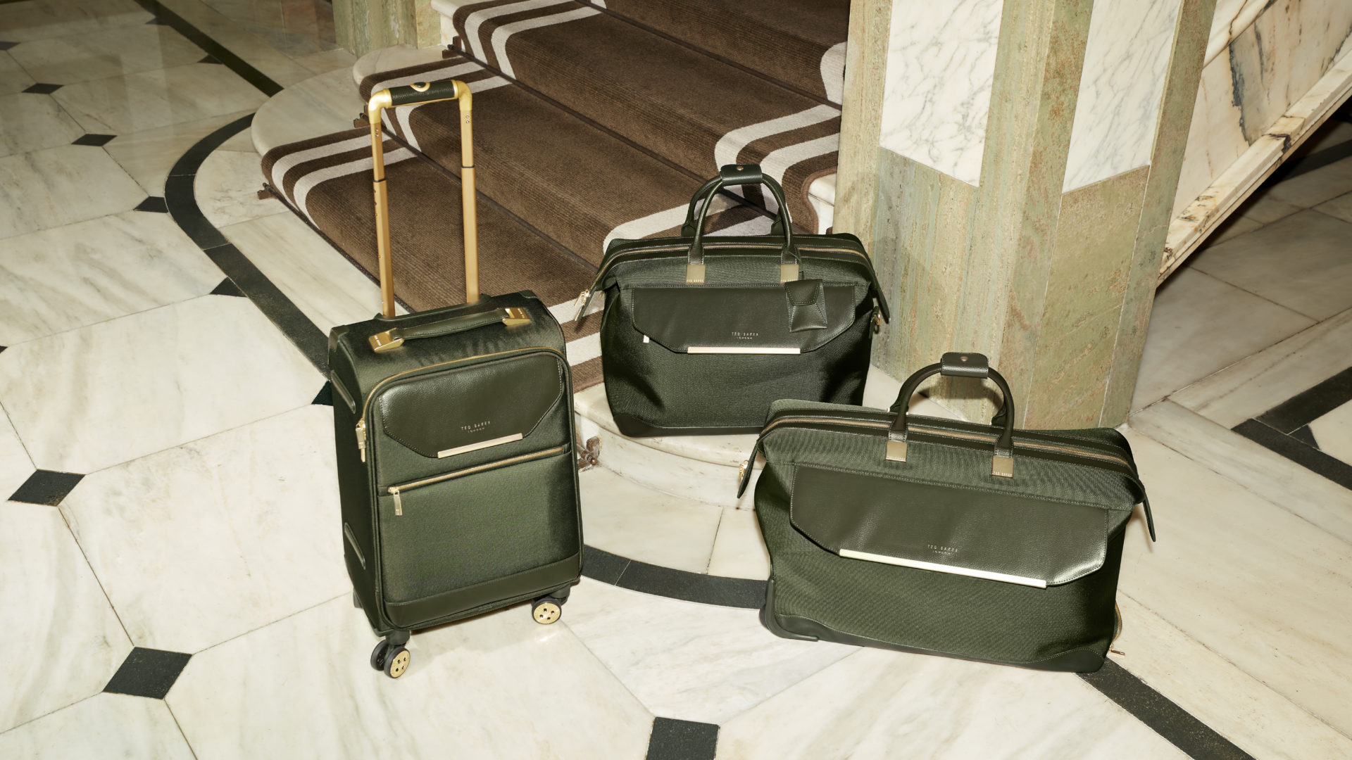 The New Ted Baker Albany Olive Collection Travel SS20