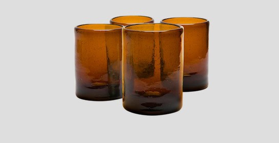 Make Your Work From Home Space Beautiful With Kalinko: Zomi Highballs in Amber (£48)