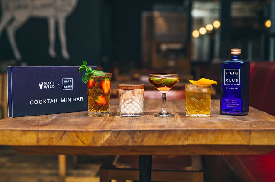 The Luxe List July 2020 - Haig Club and Mac & Wild’s Home Cocktail Minibar (Photo Credit @lateef.photography)