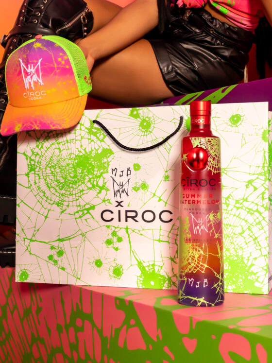 CIROC Summer Watermelon - August is Going to be Fruity! The limited edition bottle is a collaboration with creative designer Marc Jacques Burton