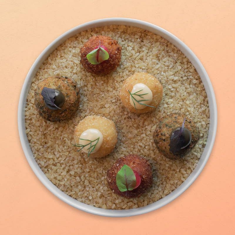 The Sicily Menu at Six By Nico Manchester - Course One Arancini