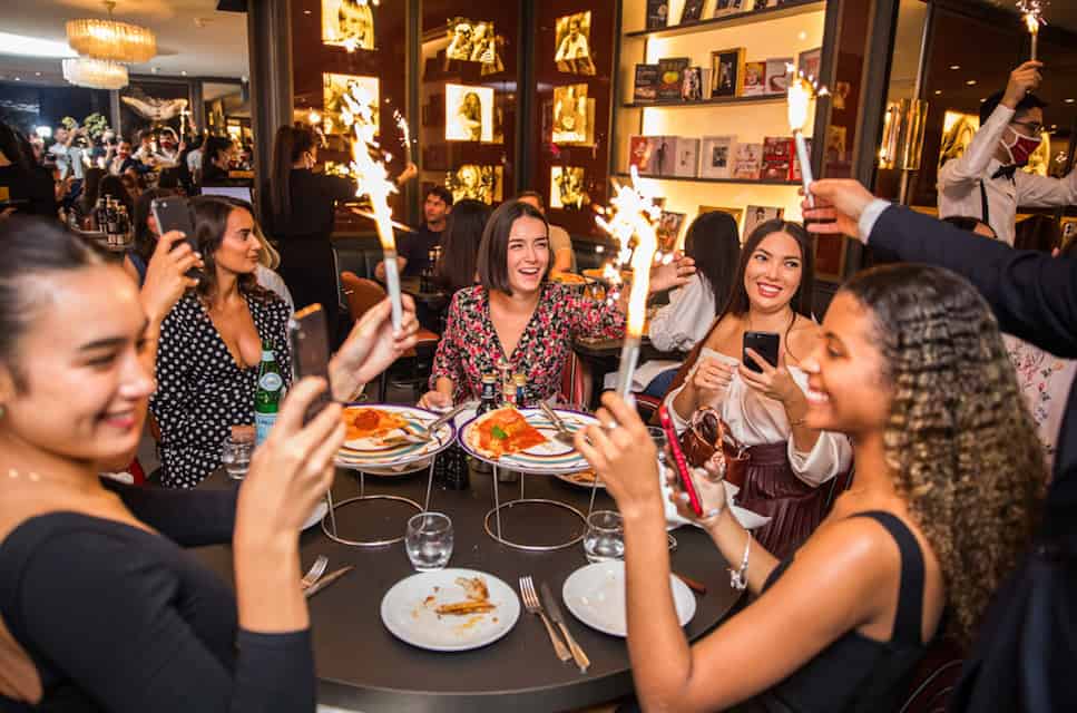 The Best Brand New Brunches in London  - Crazy Bubbles Sunday After Brunch at Crazy Pizza Marylebone