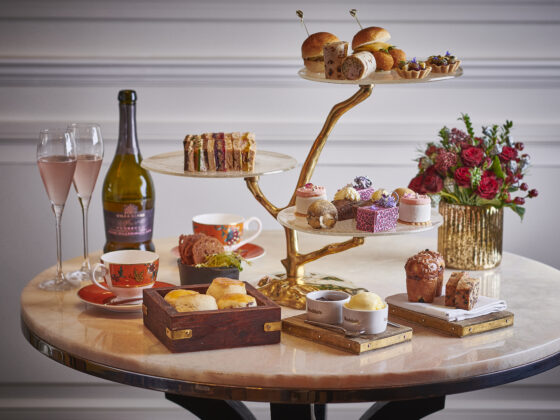 Luxe Bible's Favourite Festive Afternoon Teas: Pink Afternoon Tea at Adam Handling Chelsea