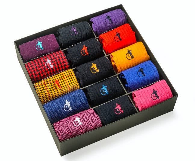 Christmas Gifts for Him: The Mind the Gap collection is a new 15-pair gift box (£195)