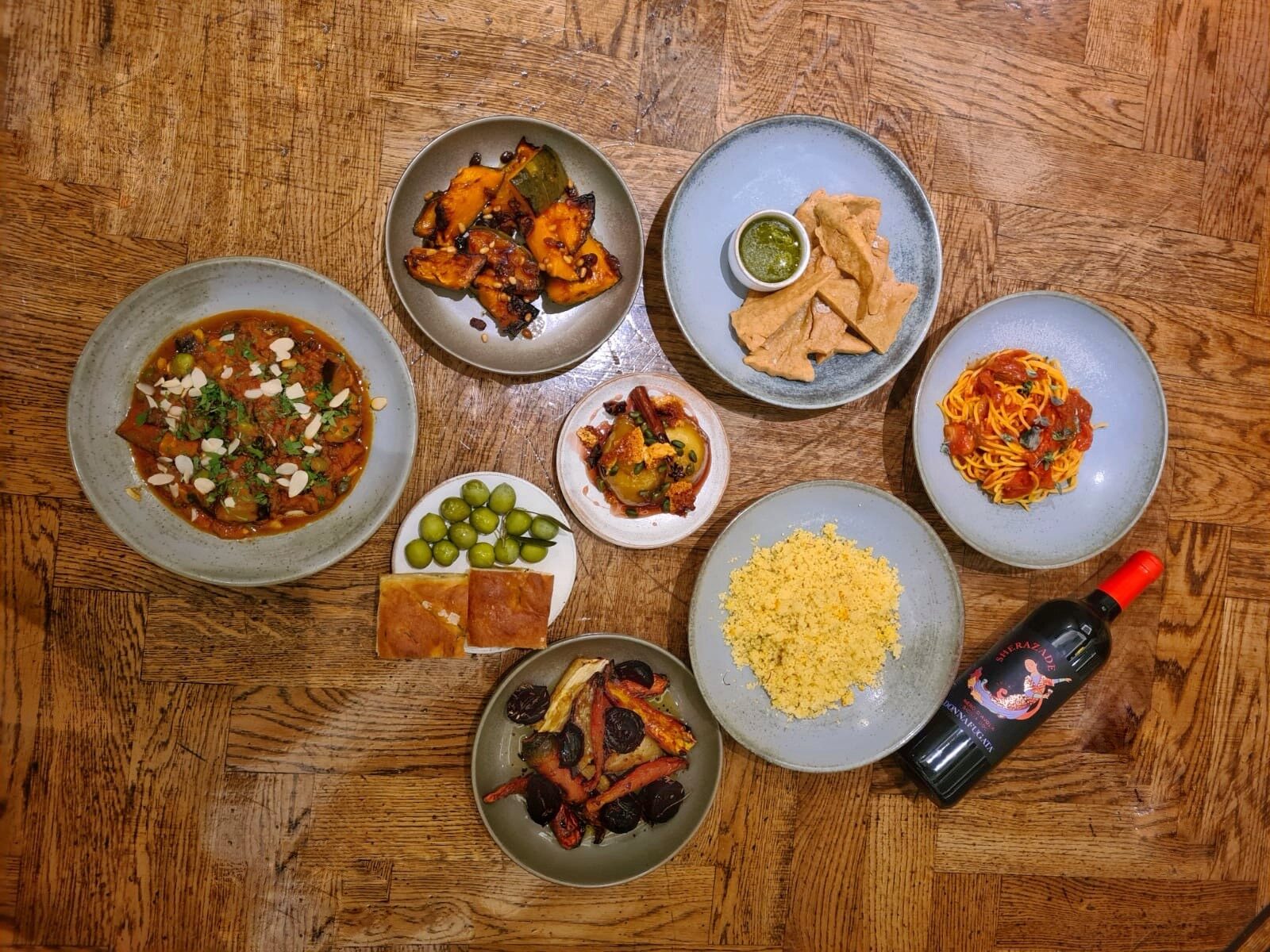 Veganuary Deliveries from your Fave Restaurants - Sicilian vibes with the Vegan at Home Feasting Box