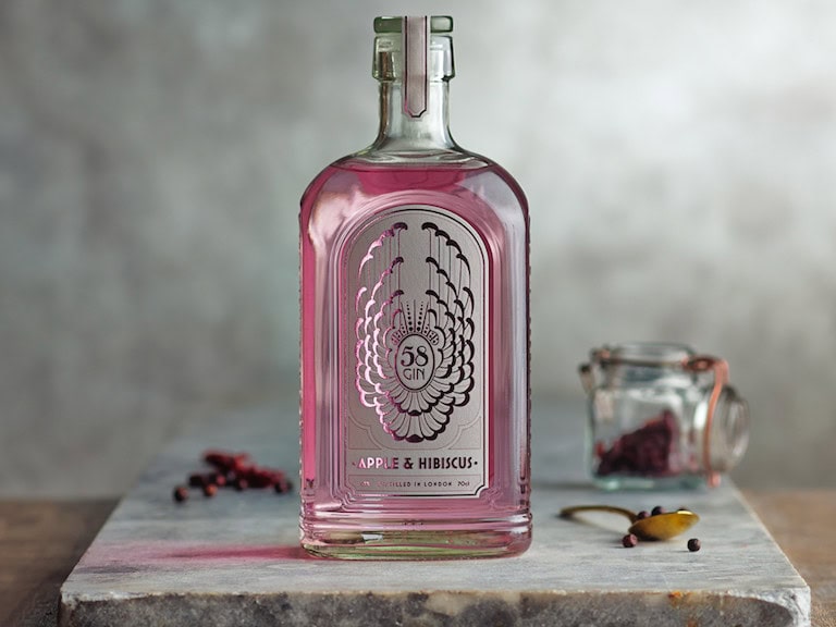 Forget Dry January & Go Pink Ginuary Instead - 58 Gin Apple & Hibiscus