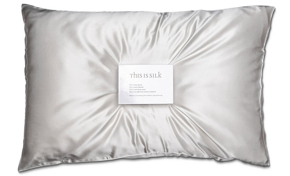 Gifts to Buy a Friend Who's Going Through Cancer Treatment - A silk pillow from This is Silk will soften skin and hair