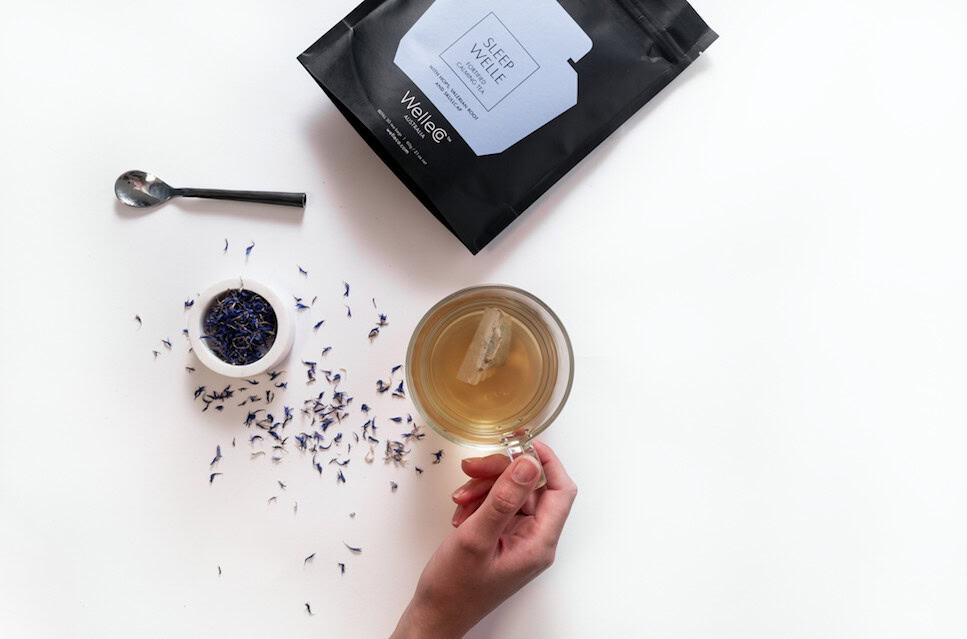 Gifts to Buy a Friend Who's Going Through Cancer Treatment - Sleep Well Calming Tea is an all natural concoction to still the mind, unwind and relax you 
