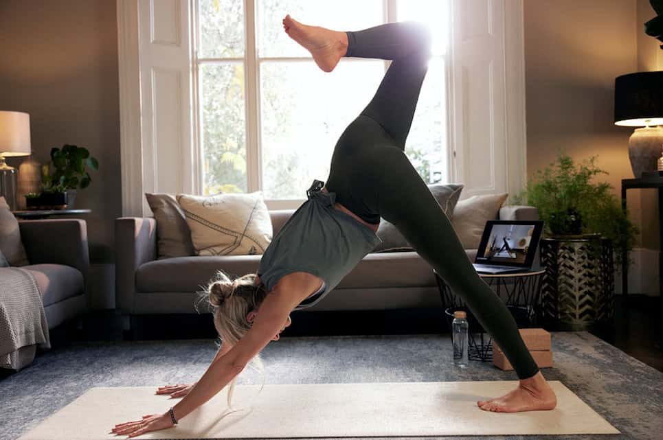 Heartcore's At Home digital workouts include pilates