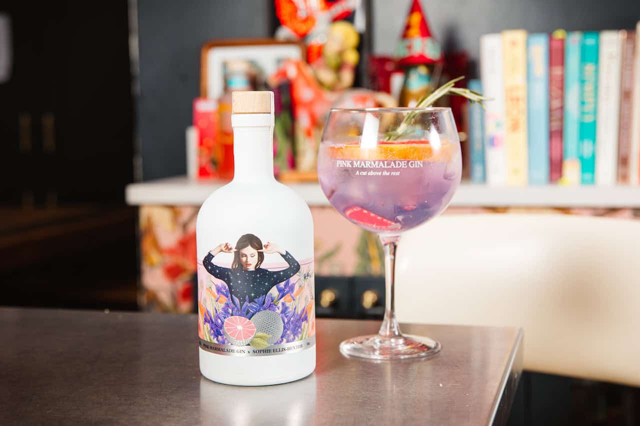 The perfect Mother's Day gift for gin lovers - Pink Marmalade's limited edition Sophie Ellis Bextor Gin (Photo Credit Rob Jones)