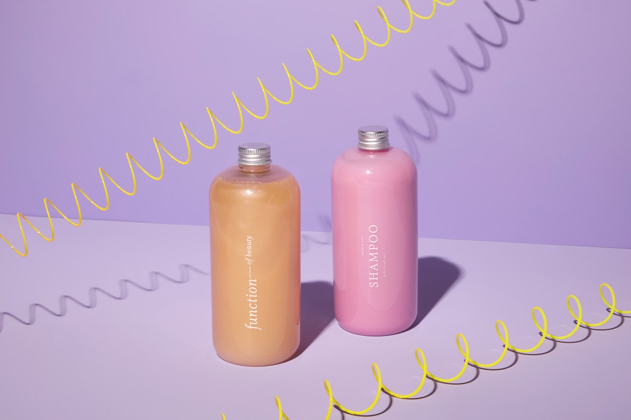 Bespoke Hair Care from Function of Beauty - Your bottles will arrive fully customised!