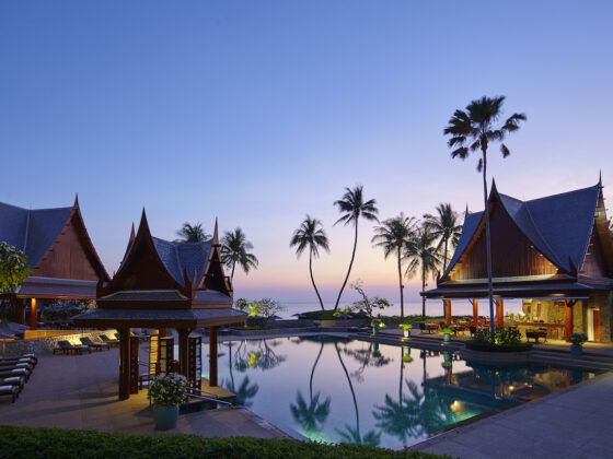 Luxury Destinations: Thailand Opens to Tourists This Summer - the pool at Chiva Som, Hua Hin, Thailand