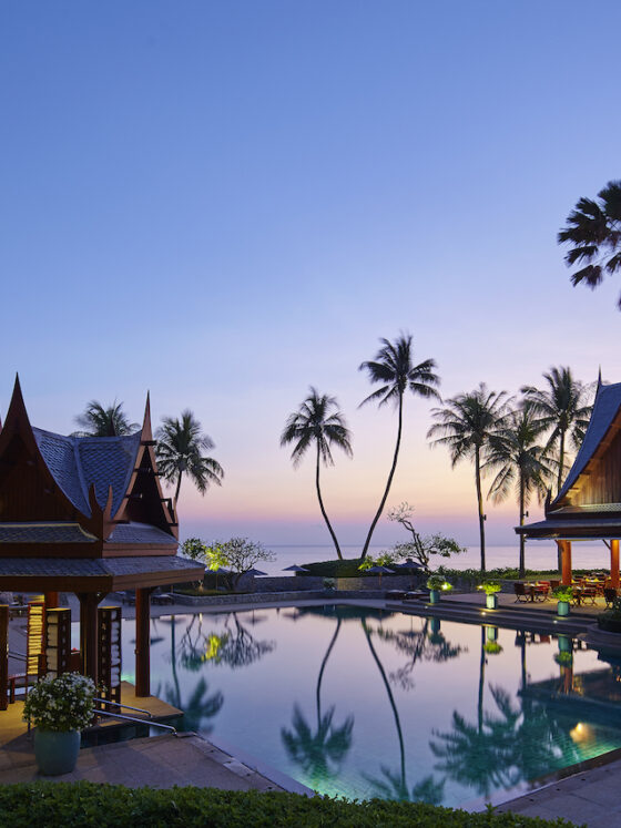 Luxury Destinations: Thailand Opens to Tourists This Summer - the pool at Chiva Som, Hua Hin, Thailand