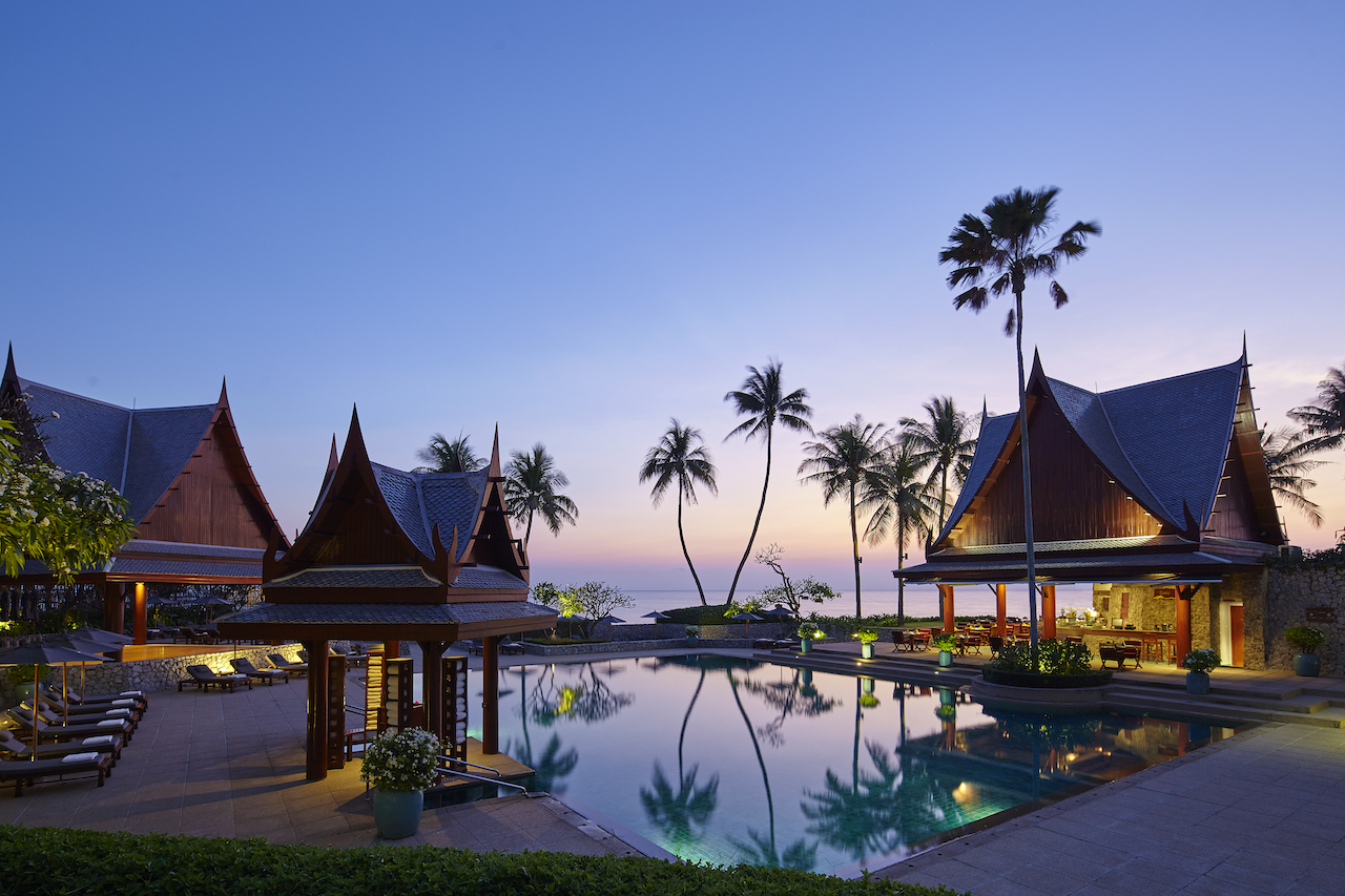 Luxury Destinations: Thailand Opens to Tourists This Summer - the pool at Chiva Som, Hua Hin, Thailand