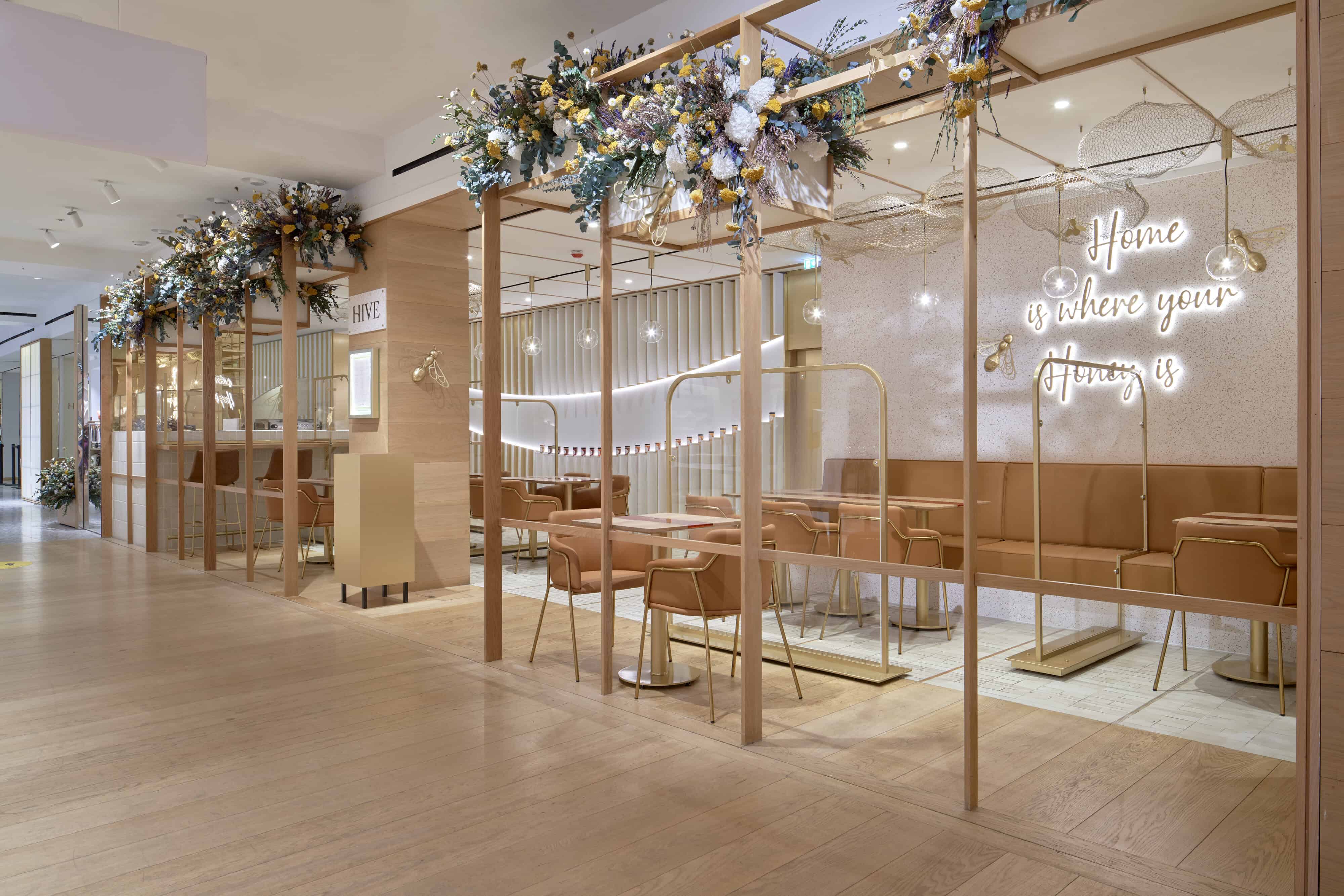 L'Atelier Five are behind the incredible design of Hive at Selfridges on the third floor of the department store