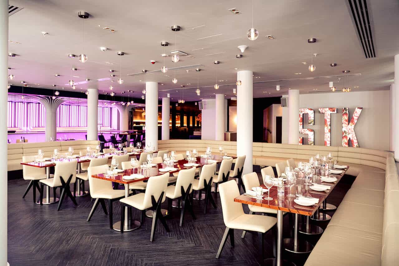 STK has just opened at the new Westminster London Curio Collection by Hilton, featuring a gorgeous menu and its own bowling alley!