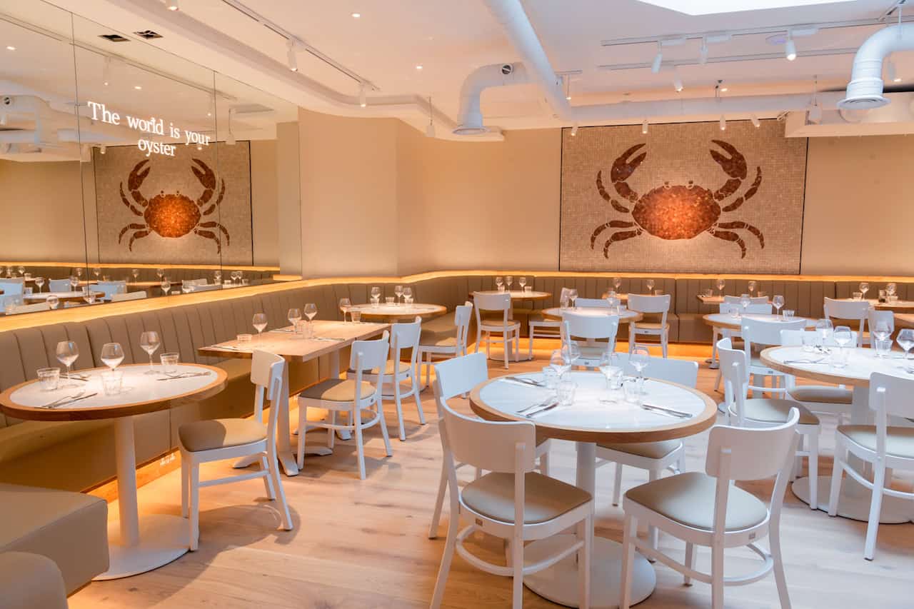 The Seafood Bar London which only serves sustainably sourced fish
