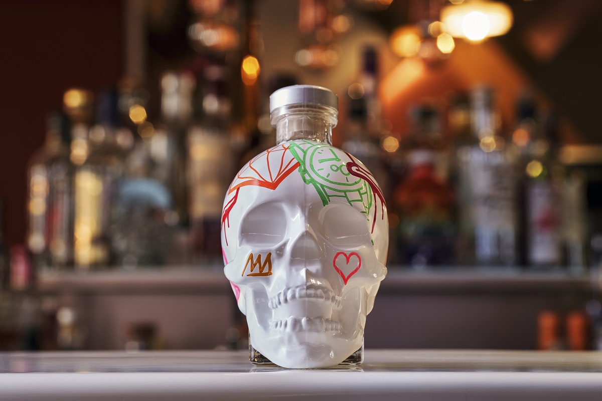 There's only 36 bottles available of this gorgeous limited edition collab between Crystal Head Vodka and Intox
