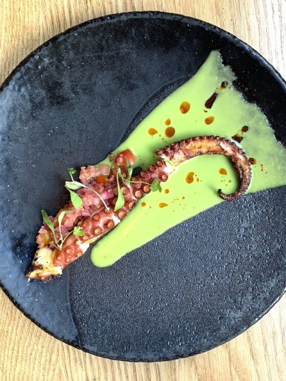 Arros QD's new menu - have you ever seen a better looking octopus?