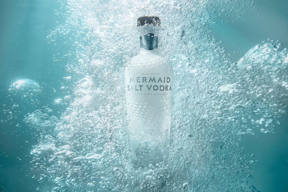 We're not sure we've seen a better looking vodka bottle and Mermaid Salt Vodka is sustainable too