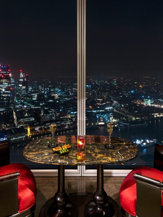 Shangri-La The Shard, London - GONG Bar By Night