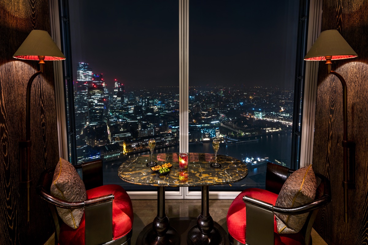 Shangri-La The Shard, London - GONG Bar By Night