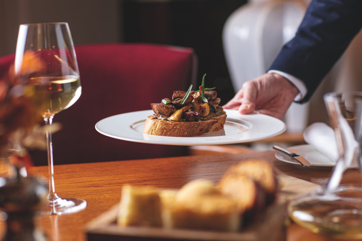 A brand new dining experience - Mushrooms on toast at The LaLee
