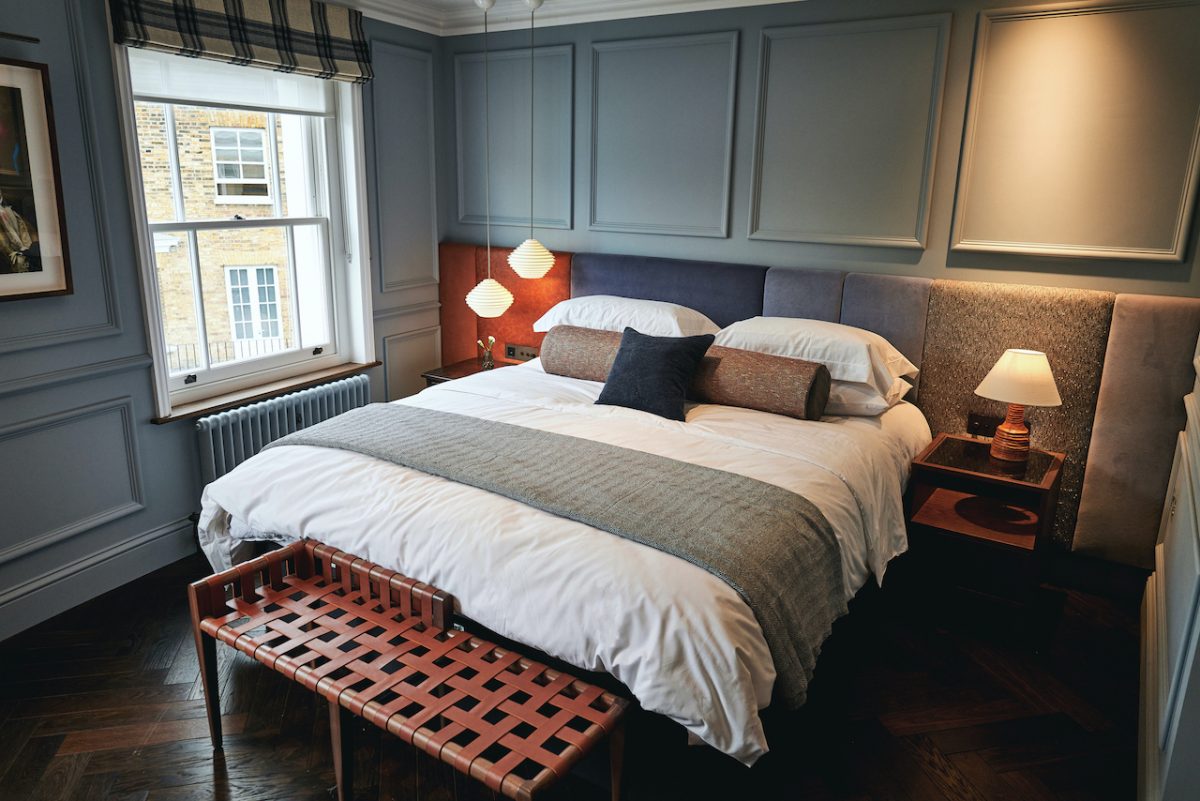 The Muse is one of only four exclusive rooms at The Lost Poet, Notting Hill
