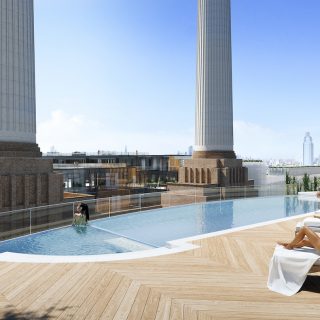 Now THAT is what we call a rooftop pool! Art'otel London Battersea Power Station will open this year