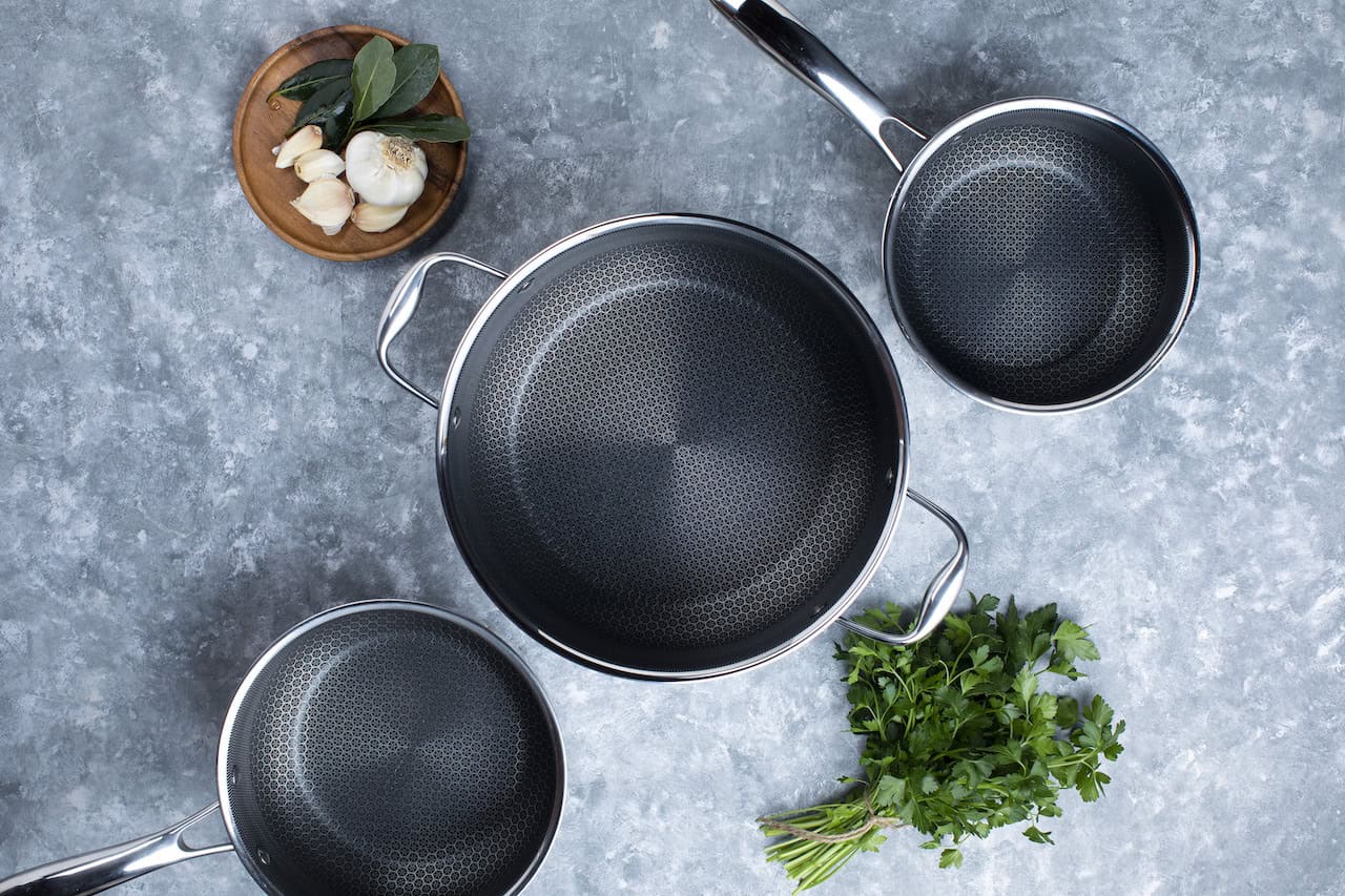 The Hexclad Range will revolutionise the cooking experience!