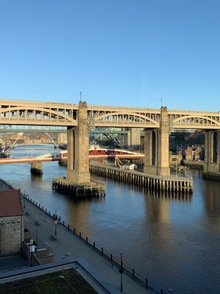 Sweeping views across the Tyne from INNSiDE by Melia Newcastle on the Quayside