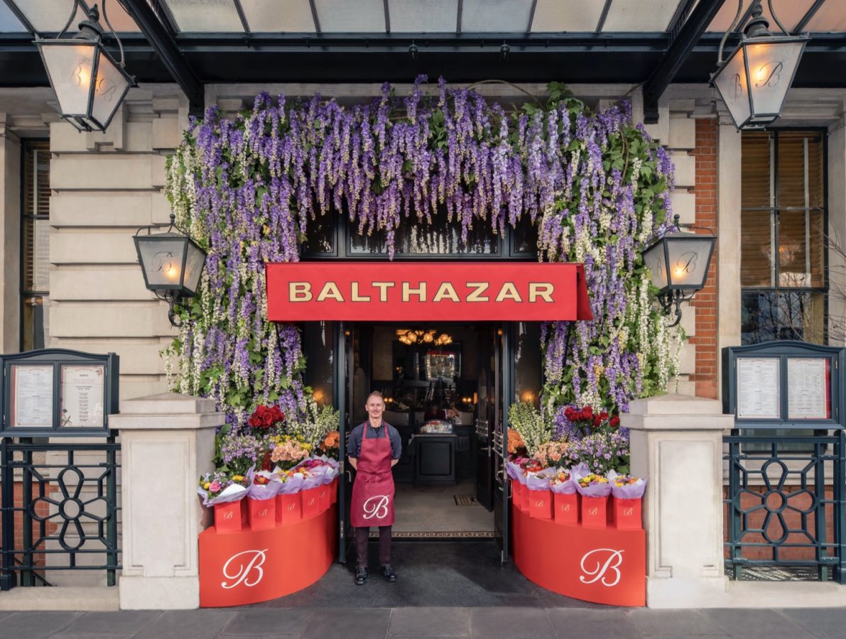 Balthazar have unveiled their new floral installation!