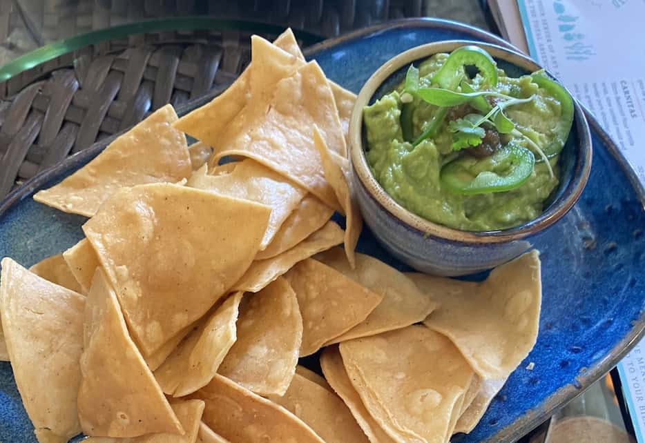 Guacamole & nachos at Mezcalito Chelsea 